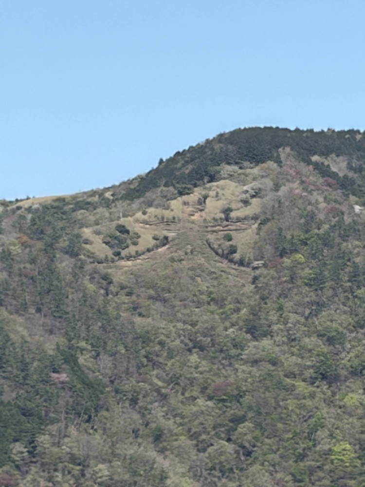 明星ヶ岳 大文字焼きの山