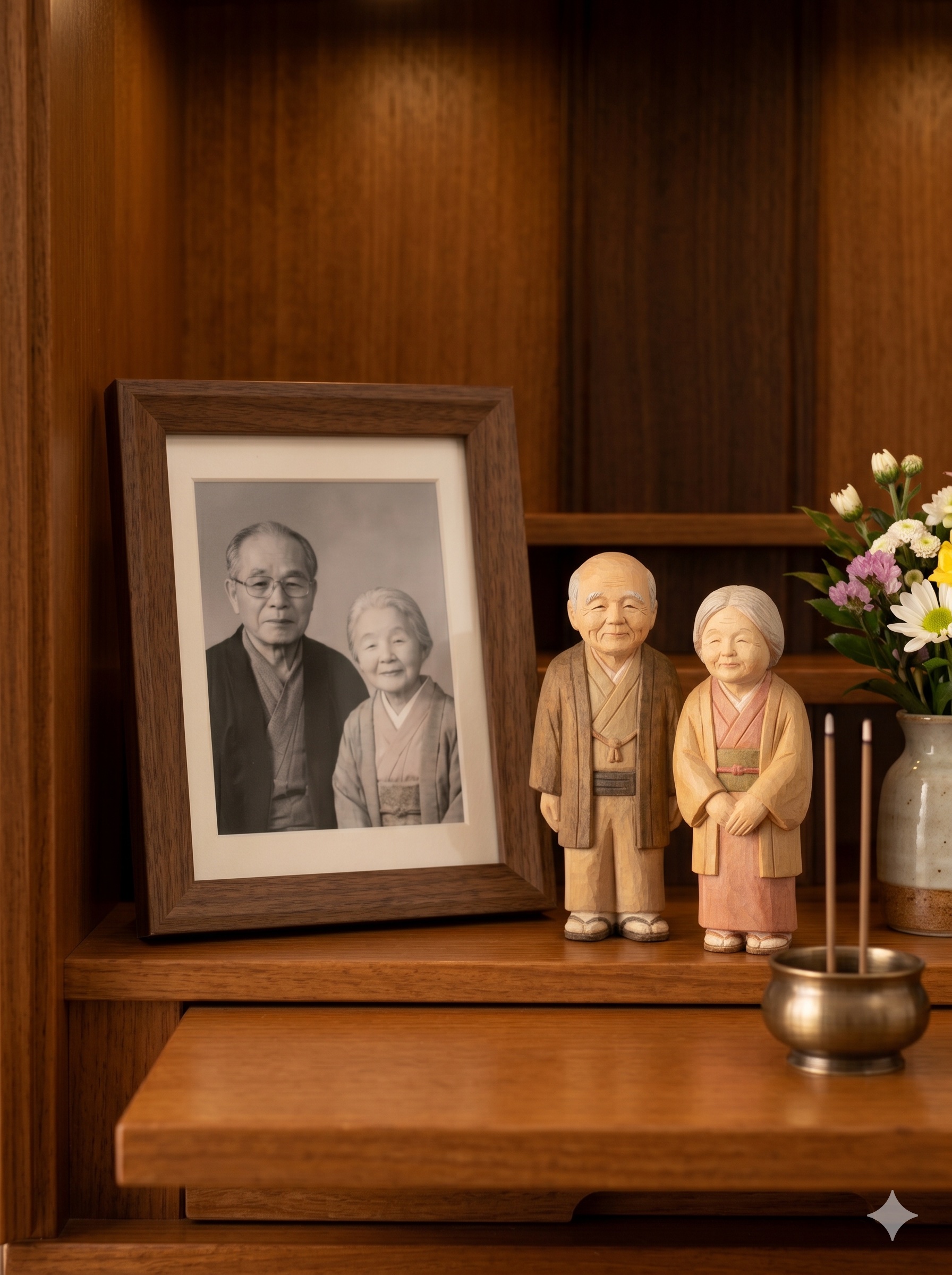 仏壇に飾るフィギュア